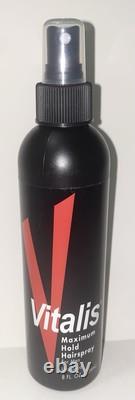 Vitalis Maximum Hold Hairspray For Men Non-Aerosol Unscented Styling Hair Spray