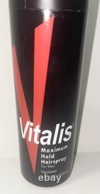 Vitalis Maximum Hold Hairspray For Men Non-Aerosol Unscented Styling Hair Spray