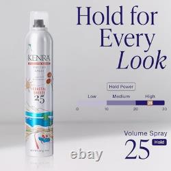 Volume Spray 25 Super Hold Finishing & Styling Hairspray Flake-Free & Fast-D