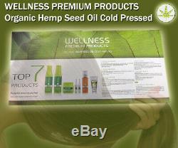 WELLNESS PREMIUM PRODUCTS Organic Hemp Seed Oil Cold Pressed TOP 7 PRODUCTS