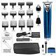 Wahl Clipper Stainless Steel Lithium Ion Plus Beard Trimmers For Men (blue)