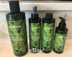 Wen Bamboo Green Tea Set Cleansing Conditioner, Styling Creme & Treatment Spray