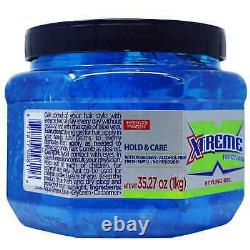 Wet Line Xtreme Professional Styling Gel 35.27 oz 24 hr Hold, (VALUE PACK OF 6)