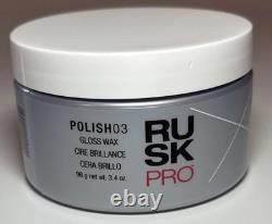 X18 RUSK Pro Polish 03 Gloss Hair Wax 3.4oz Weightless Shine Hold NEW lot of 18