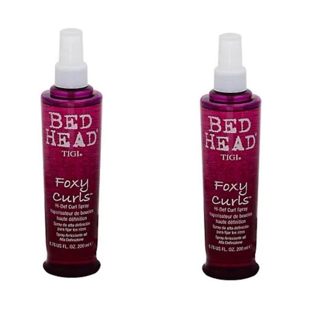X2 Tigi Bed Head Foxy Curls Hi Def Curl Finishing Spray 6.76 Fl Oz New