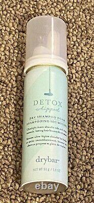 X3 Drybar Detox Whipped Dry Shampoo Foam Travel Size 1.8 oz 51g Lot (Set of 3)