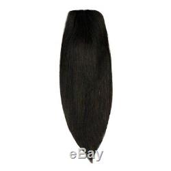 (Y-1B) UniWigs human hair silk skin top parting closure hair topper pieces