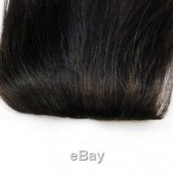 (Y-1B) UniWigs human hair silk skin top parting closure hair topper pieces